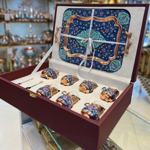 سرویس چایخوری مس و پرداز